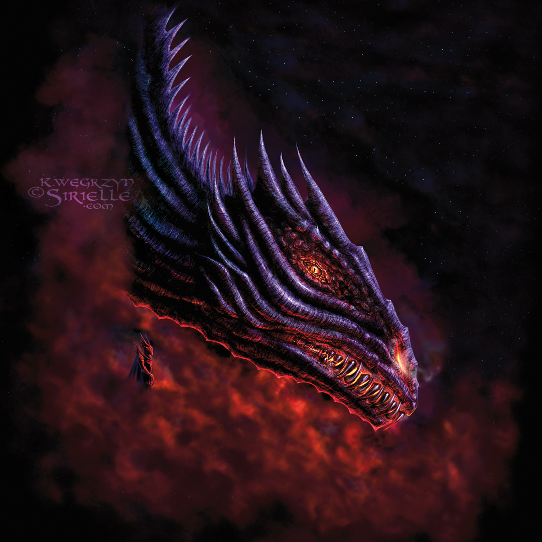 Balerion (square) by Sirielle