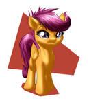 Speed draw: Scootaloo by MykeGreywolf