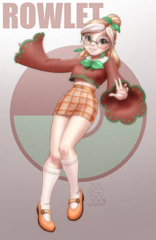 Patreon Reward: Rowlet Gijinka