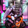 Commission: Cyberpunk Chrysocolla Dawn