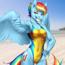 Swimsuit Rainbow Dash Mk.II