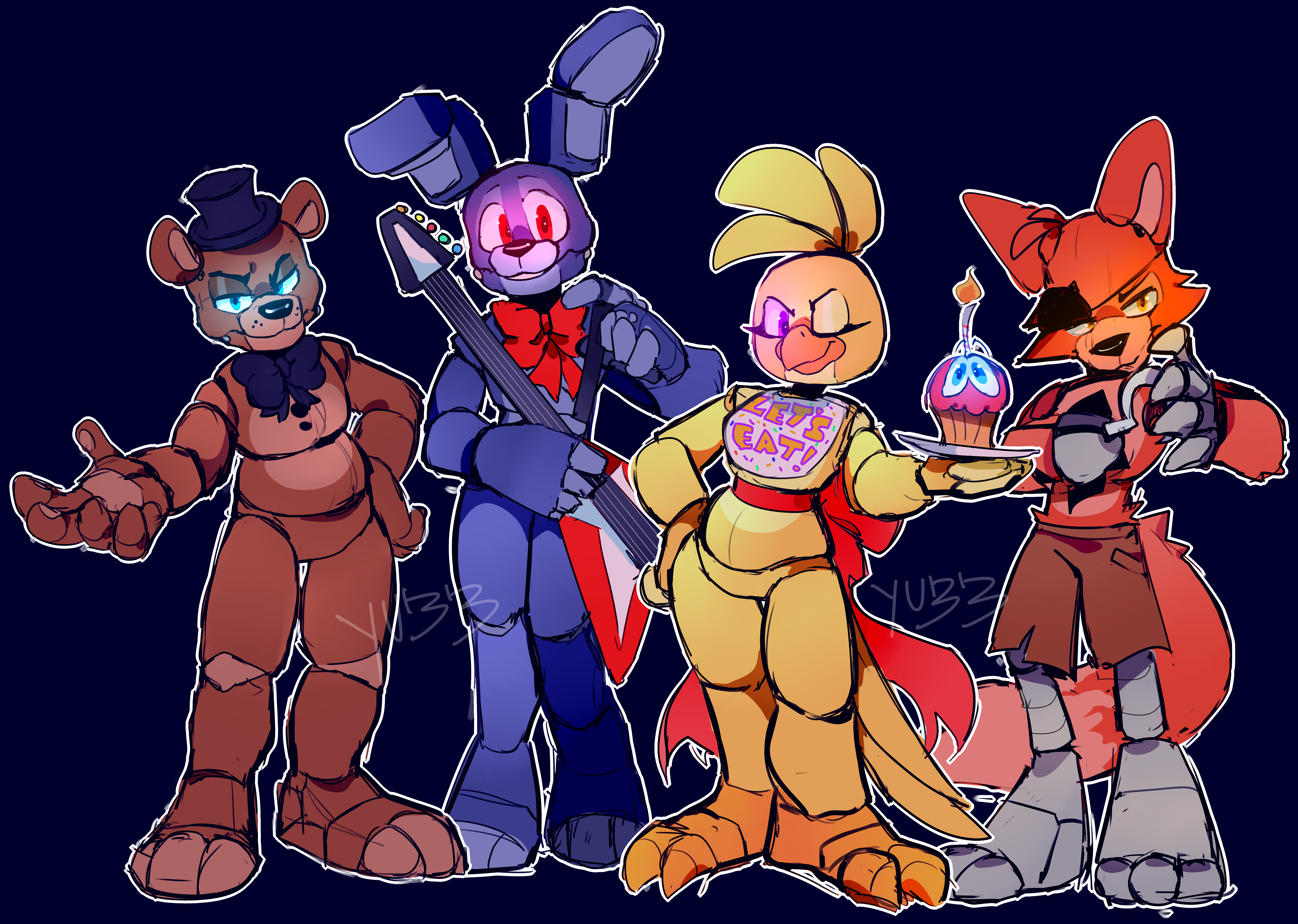 More FNAF 1 Fanart : ) by AmientAxolotl on DeviantArt