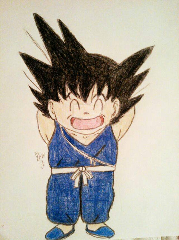 Happy Goku by LOZRocksmysocks77 on DeviantArt