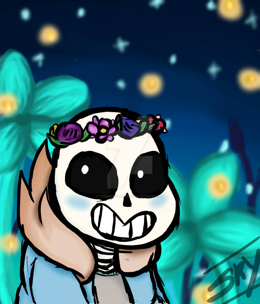 Sans Undertale (Waterfall) by TimberCloud on DeviantArt