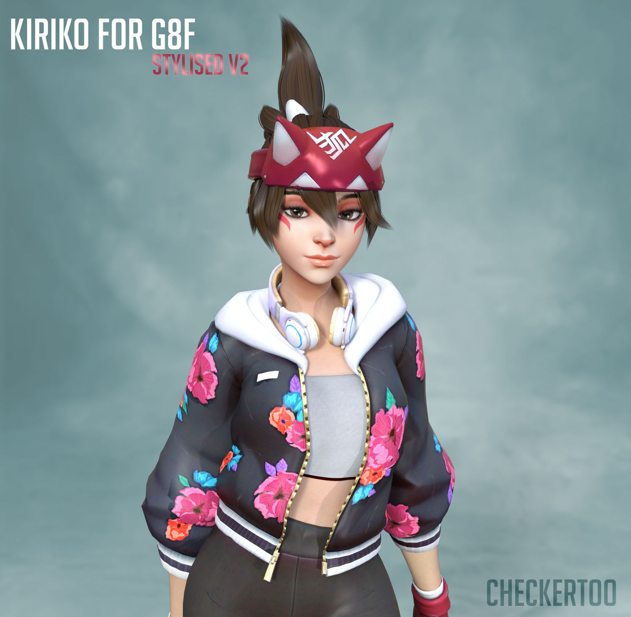 Kiriko For G8F - Stylisedv2 by CheckerToo on DeviantArt