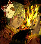 Kitsune Colored by gaffle327