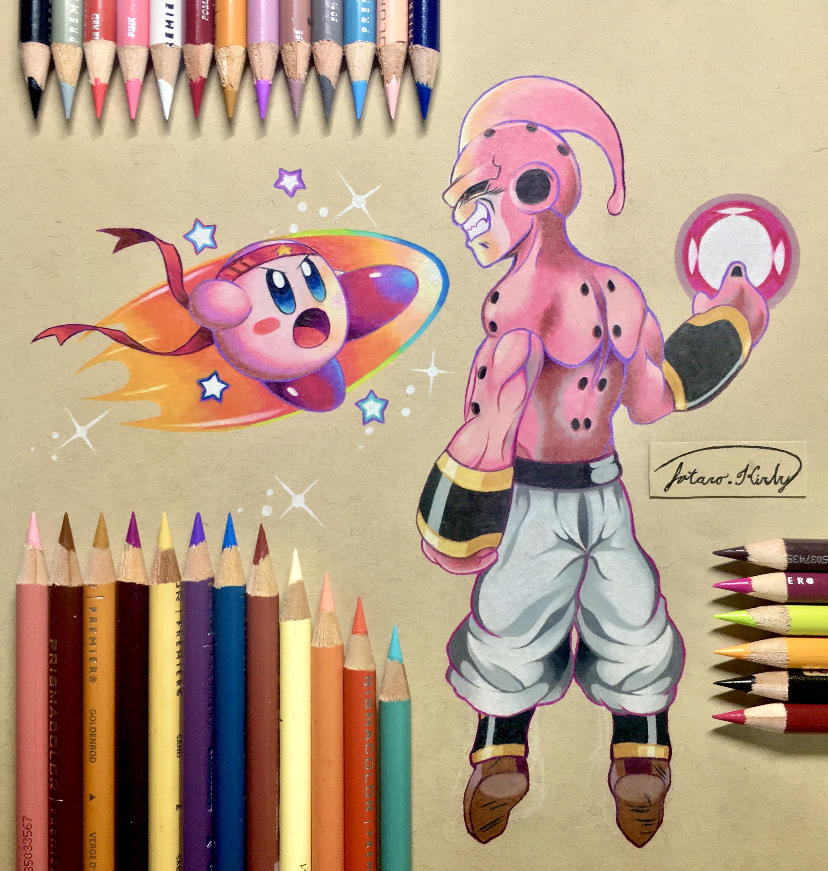 Kirby vs. Majin Buu by OmnicidalClown1992 on DeviantArt