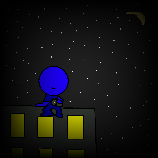 in the dark, alone :(