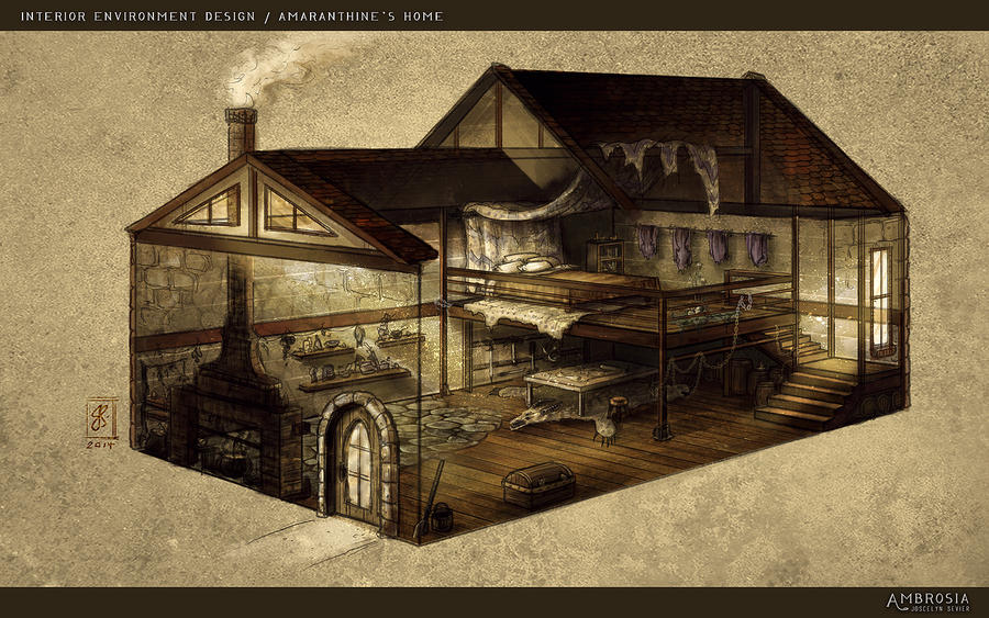 Amara's Home - Interior Design by jsevs on DeviantArt
