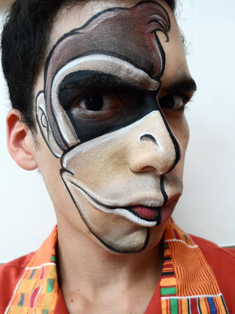 RonnieMena's deviantART Gallery  Easy halloween face painting