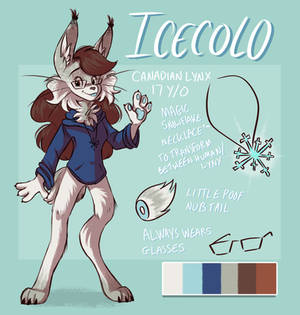 Icecolo Fursona Ref (April 2019)