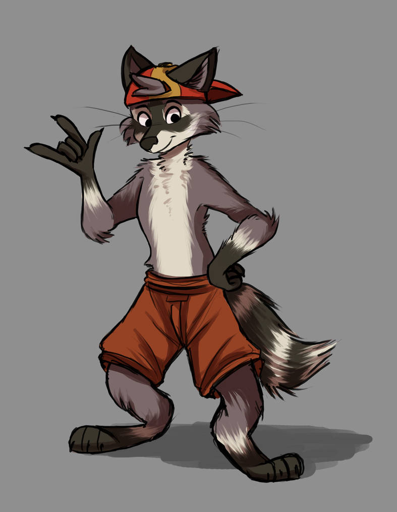 racoon,,, by theIcecolo on DeviantArt