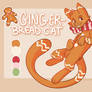 gingerbread themed cat