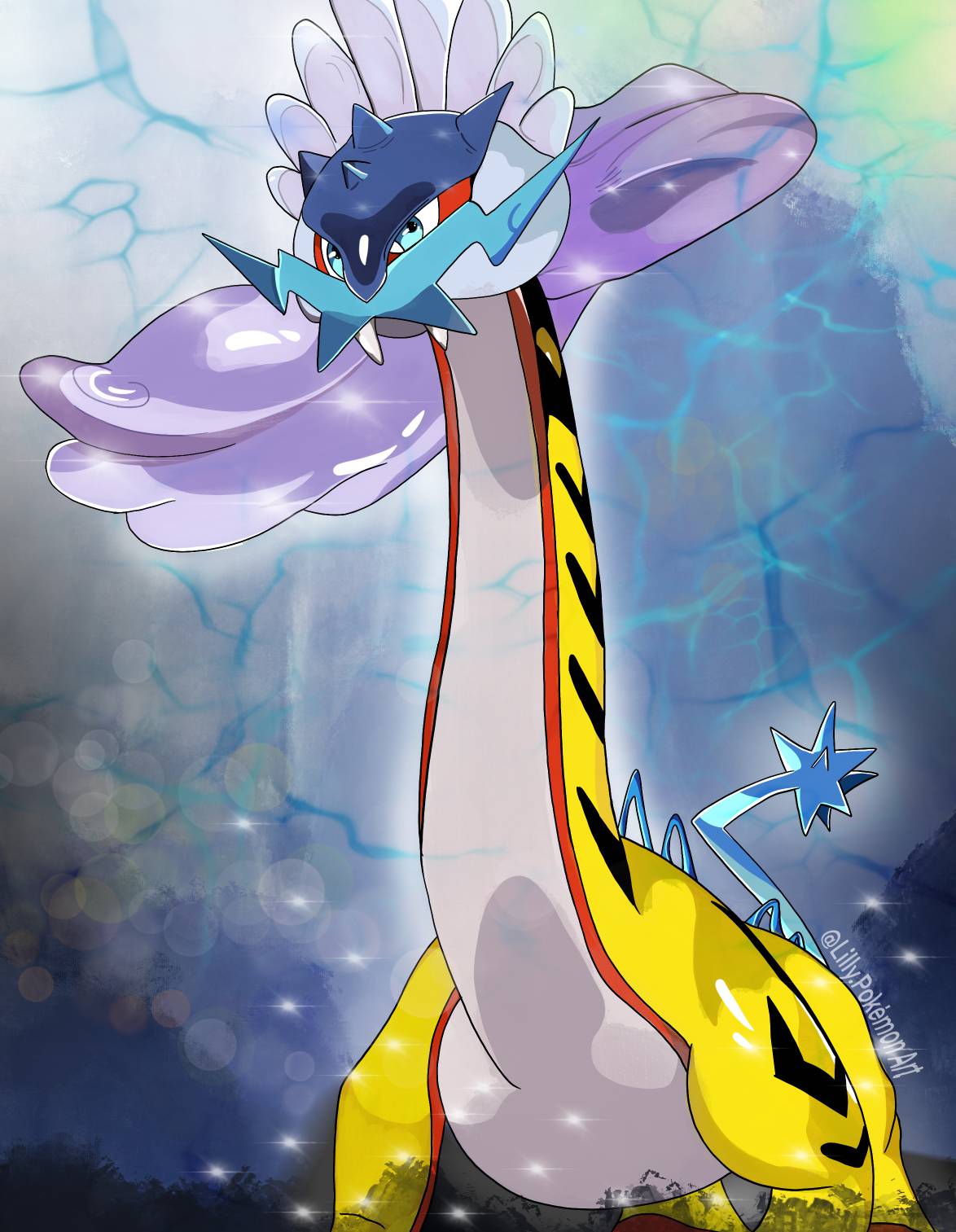 Pokemon Fan Designs Paradox Form for Raikou