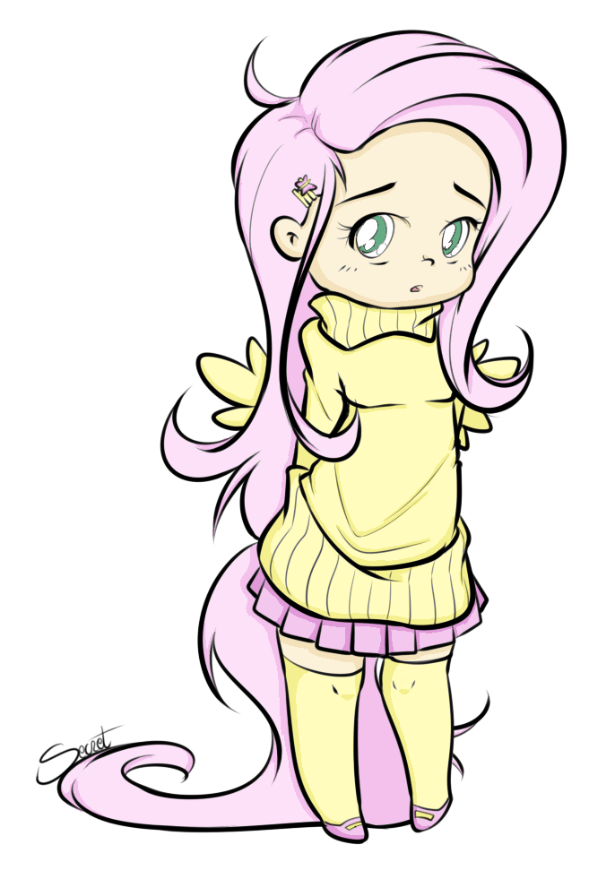 Fluttershy By Secret Pony D625tvg By Nitemarel