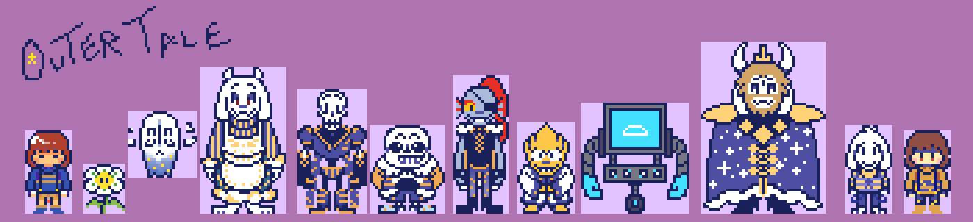 Outertale Humans outertale cast by UB-da on DeviantArt