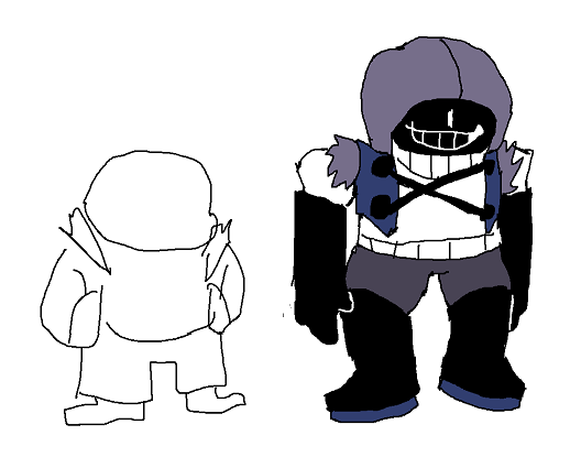 Canon Dusttale] Sans. by Underboi2 on DeviantArt