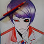 Drawing Tsukiyama Shuu - Tokyo Ghoul.