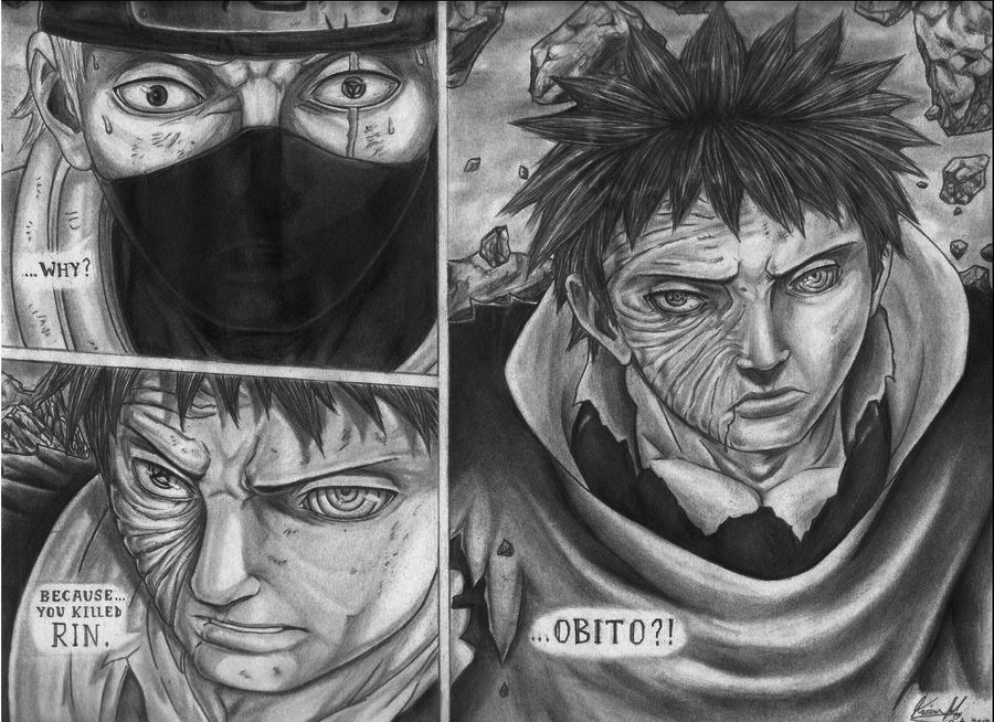 MASK FIRST APPEARANCE OBITO UCHIHA, NARUTO