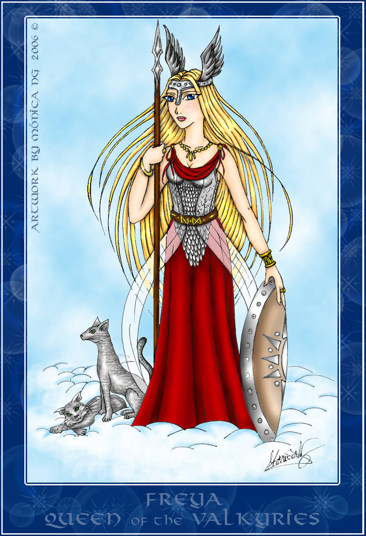 Freya, Queen of Valkyries by Monica-NG on DeviantArt