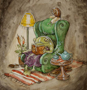 Frog's Quiet Night In