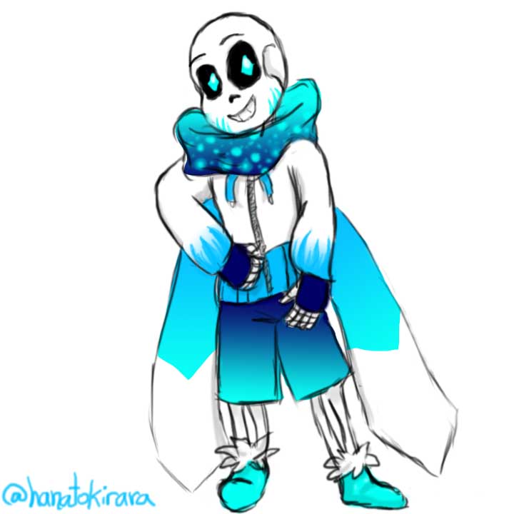 Ice!Sans pixel art by MONOSANSVM on DeviantArt