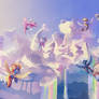 Background ponies