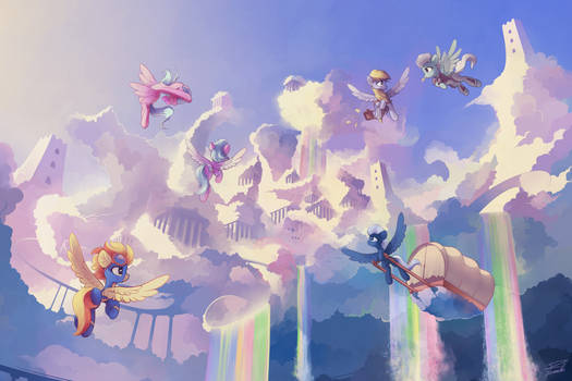 Background ponies