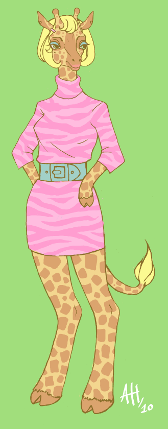 Giraffe Girl by ALLIS0N on DeviantArt