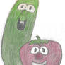 Bob the Tomato and Larry the Cucumber