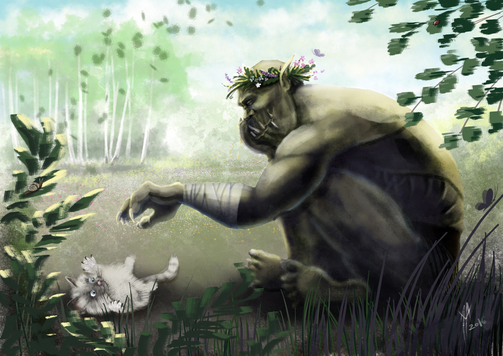 Orcs like cats, too