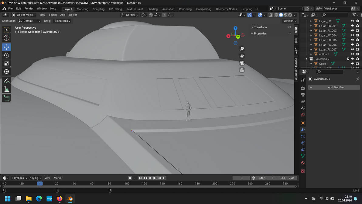 Star Trek TMP-SNW Enterprise blender V4 by Smokda93 on DeviantArt