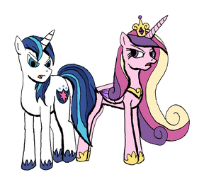 Shining Armor and Cadence are Unhappy...