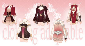 Clothing Adoptable Sheet #01 [Set Price] OPEN 3/5