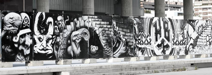 Grafitti wall