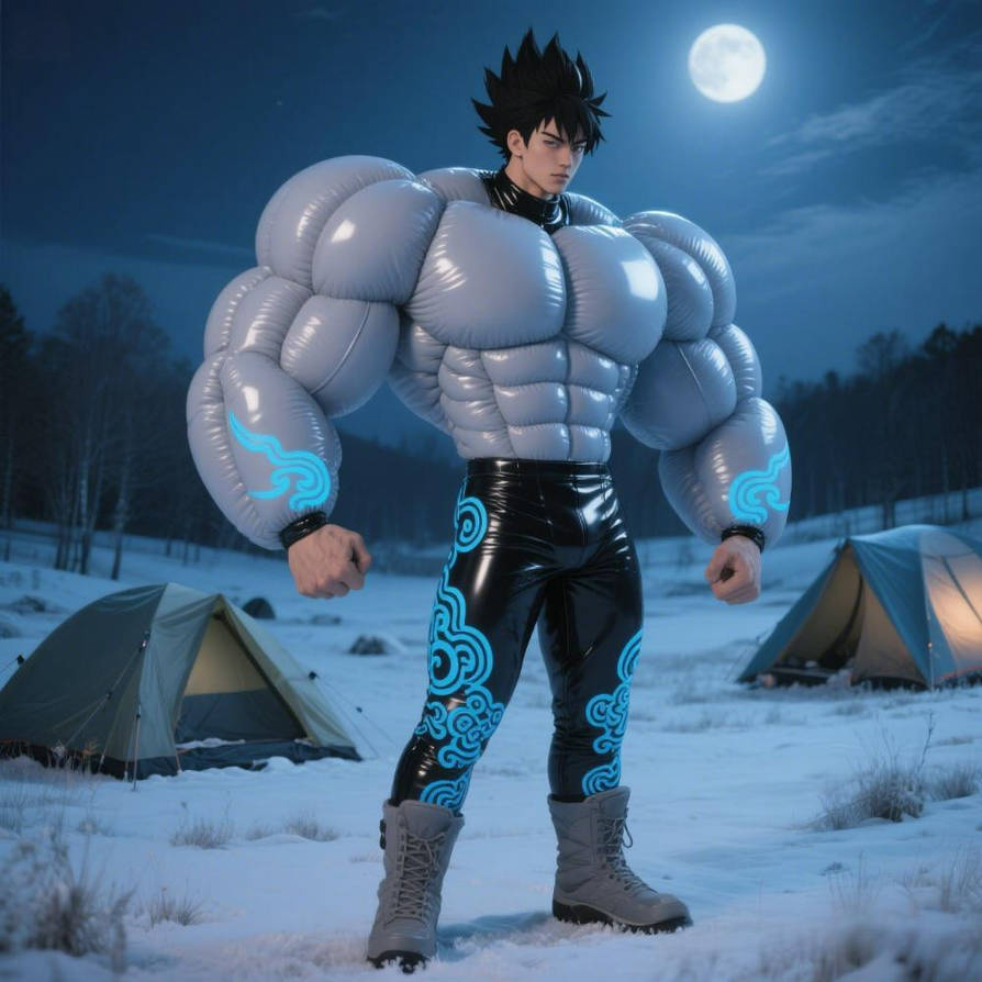 Anonymous Inflatable Inflatable winter jacket #1 by IamTurokFromKonTum on DeviantArt
