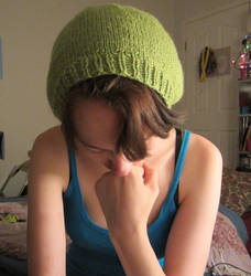 Green hat