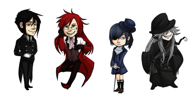 Black Butler Chibi Set