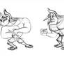 Character Action Pose Drawings