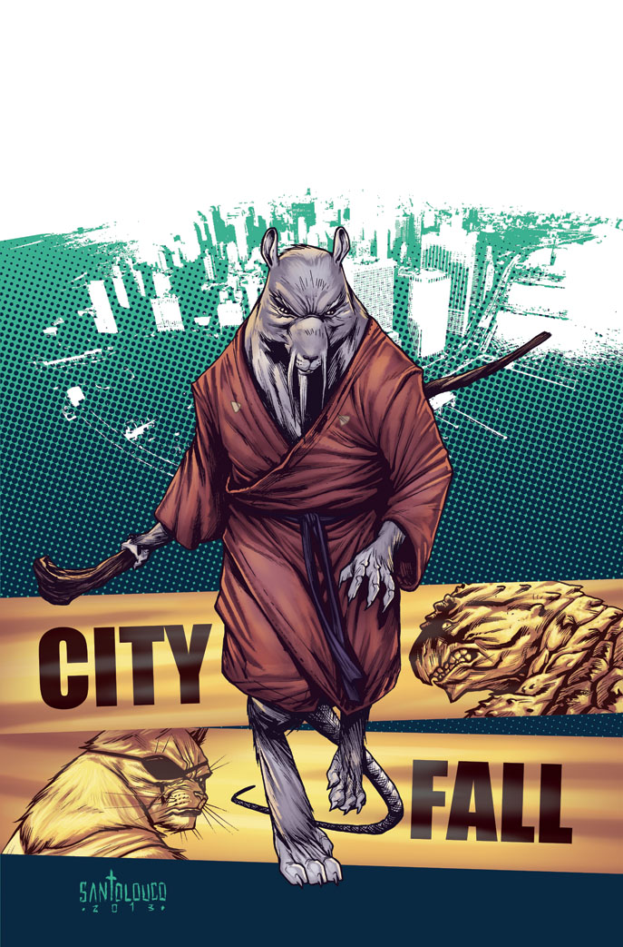 TMNT#24: City Fall_cover