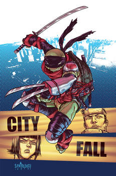 TMNT#25: City Fall_cover