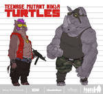 Bebop and Rocksteady_Designs by Santolouco