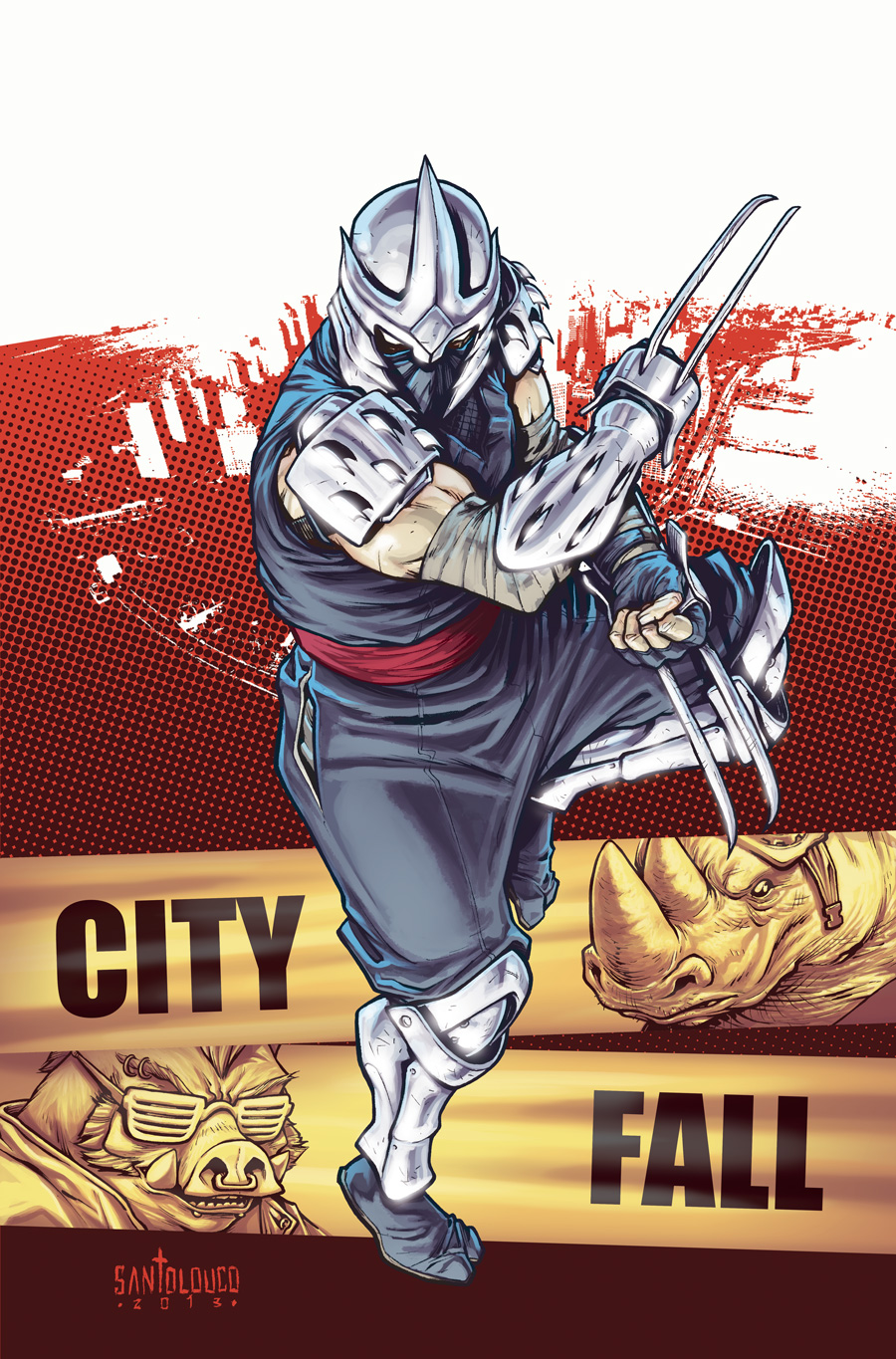 TMNT#28: City Fall_cover