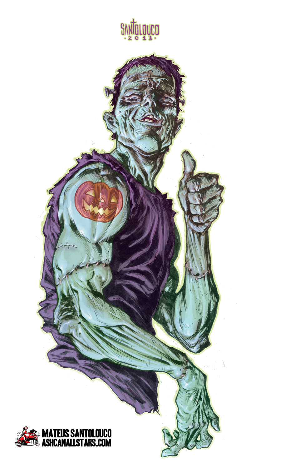 Jack O Lantern Tattoo By Santolouco On Deviantart Jack O Lantern Tattoo By Santolouco On Deviantart