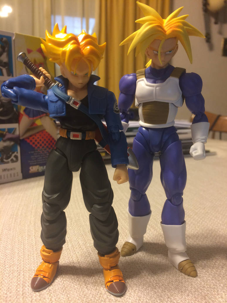 Now and Then: Super Saiyan Trunks by Spiderprime1 on DeviantArt