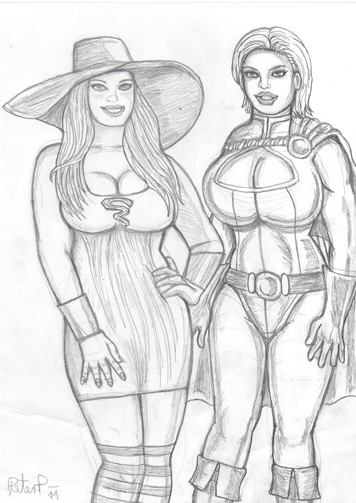 Cyclone and Power Girl