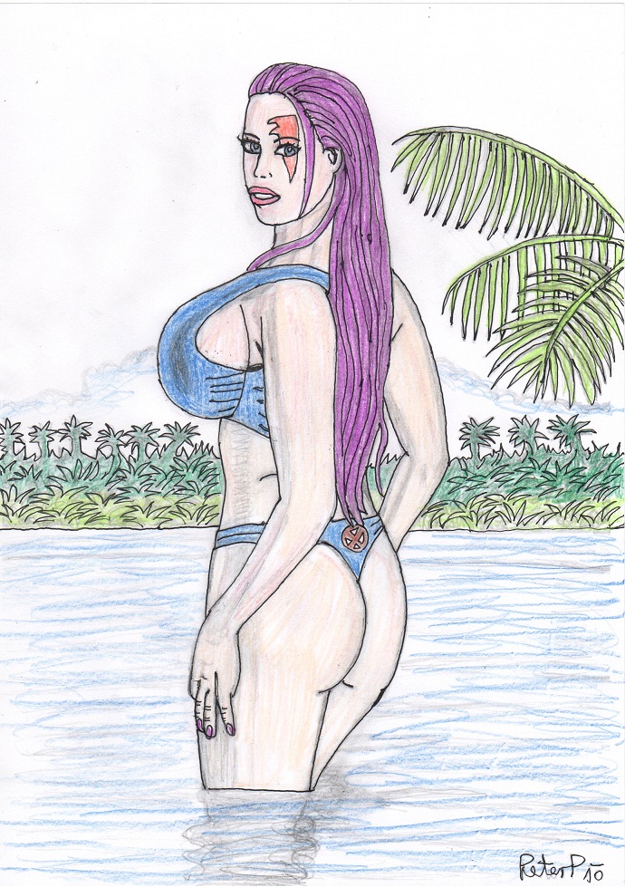 Summertime Psylocke 2