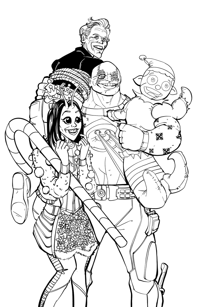 Gotg Drawing Gotg by artscreen on DeviantArt
