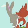 Skunk Fu - Rabbit x Fox kiss