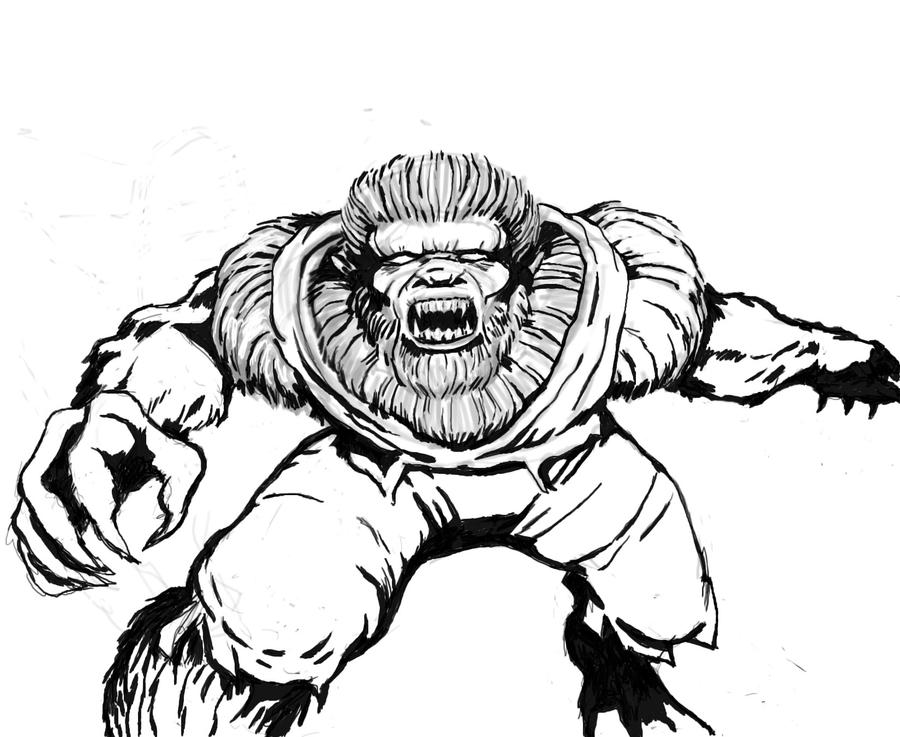 Wolfman Raph Wolfman rough draft by dsherburne on DeviantArt